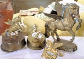BRASS PEGASUS 2 MUSIC BOXES