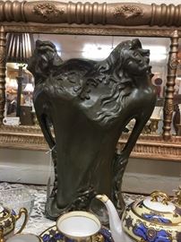 Rare Signed Art Nouveau Vase- Beautiful!