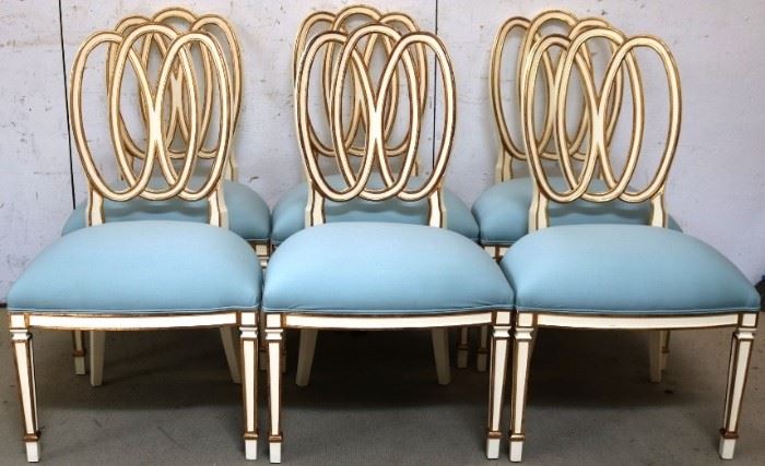 Lovely set of Modern History dining chairs