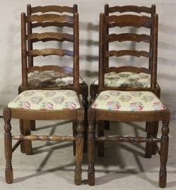Set of English pub chairs