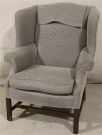 Vintage Chippendale wing chair