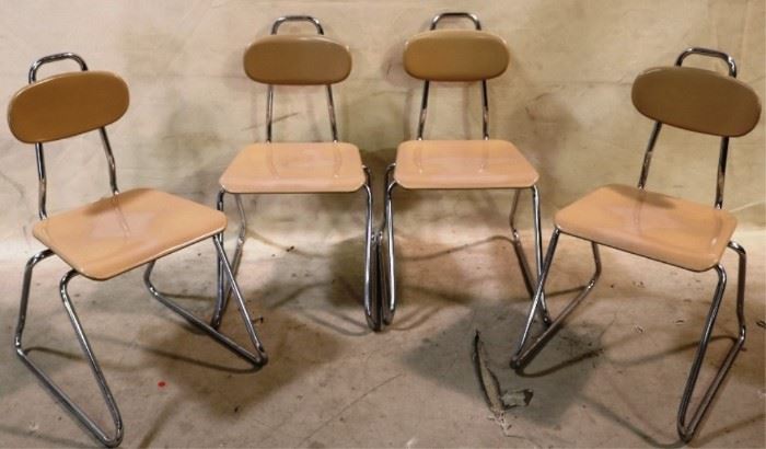 Vintage chrome chairs