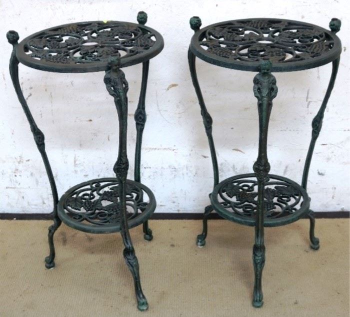 Iron plant stands