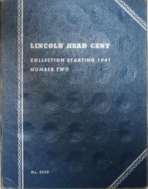 Several Lincoln cent collections