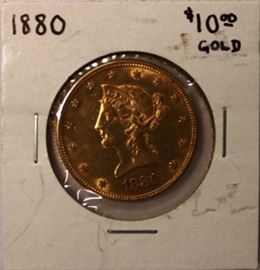 1880 $10 Gold Liberty