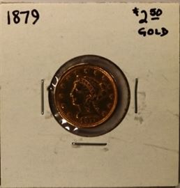 1879 $2.50 Gold Liberty