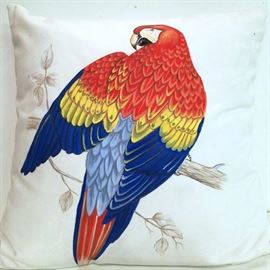 Guildmaster Red Parrot Pillow