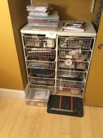 Craft Supplies in Elfa Organizers