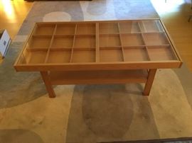 GlassTop Display Table