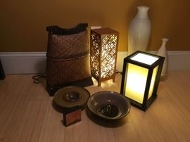 Oriental Theme Lamps and Decor