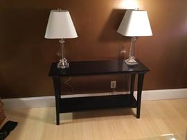 Table And Two Lamps