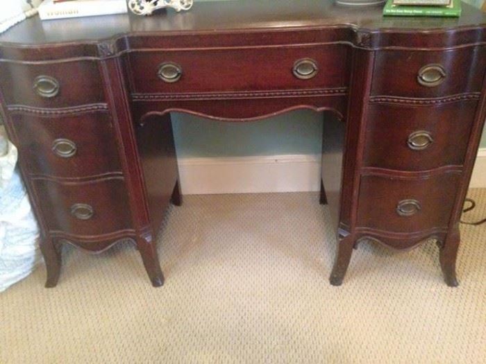 Antique Solid wood Desk/Vanity. 