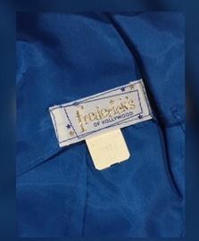 Fredricks label for Blue Deadstock Dress