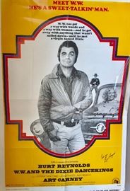 Autographed Vintage Burt poster