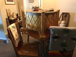 Native Indian Pow Wow Drum, Indian Textiles,