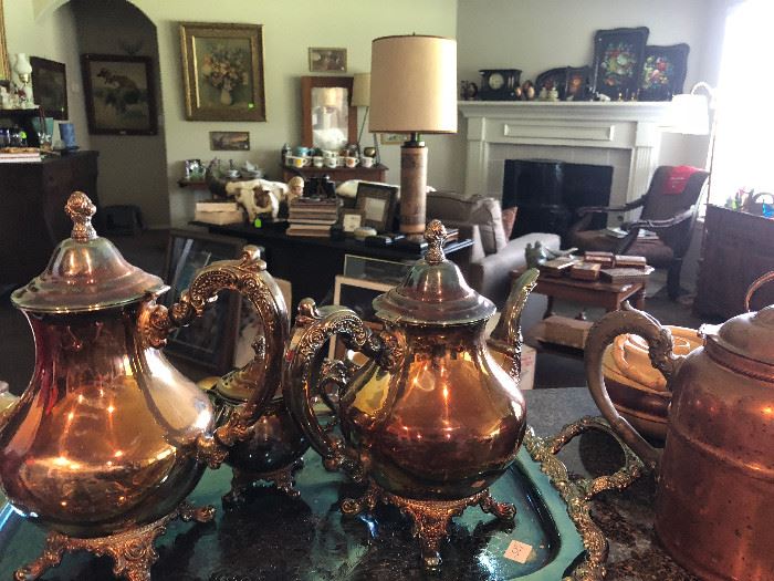Silver Plate Coffee and Tea Service, 