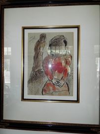 MARC CHAGALL SIGNED LITHO