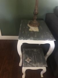 Vintage double side table