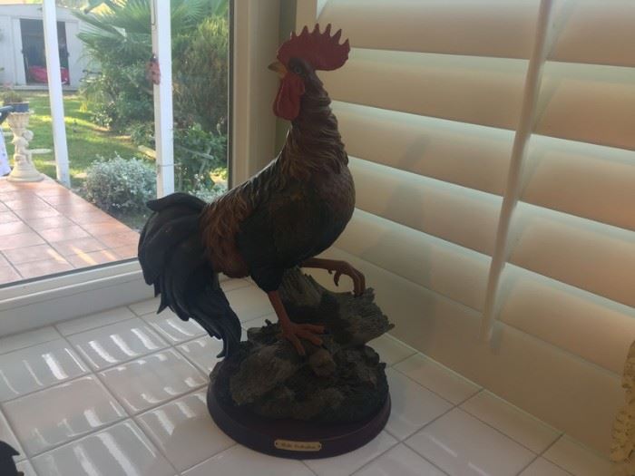 Vintage Rooster Sculpture (Bello collation)
