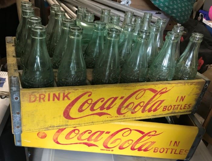 Coca Cola Bottles & Crates