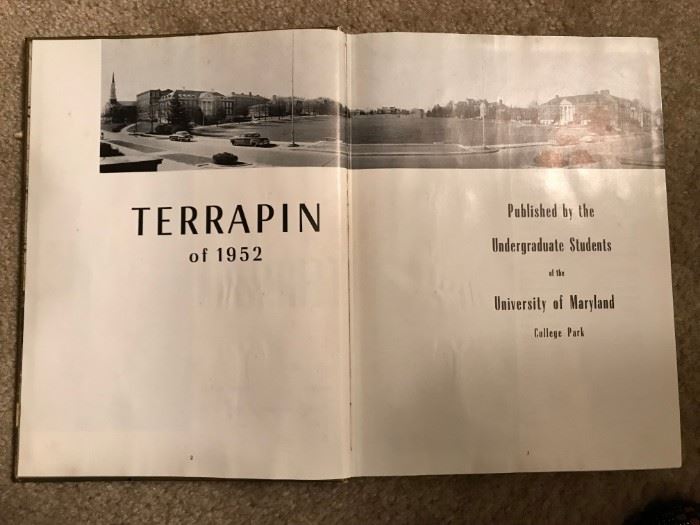 Terrapin 1952 Yearbook
