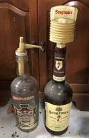 Smirnoff & Seagram's 7 Liquor Bottles
