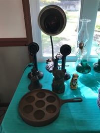 Phones, Lamp, Griswold & More