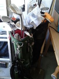 Golf Clubs & Golf Bag