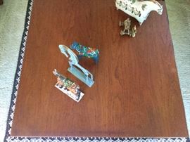 Close up of table top