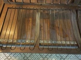 Close up of seat springs