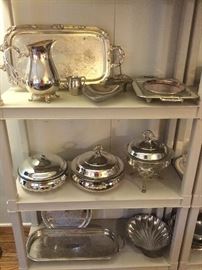 Silver Plate serving pieces