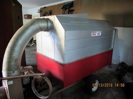 True Vac,  now an easy way to get all those leaves up  TRAC VAC MODEL 880 with a 8HP&nbsp;Briggs and Stratton engine rake your leaves with ease, &nbsp;# 9188  