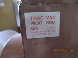 True Vac,  now an easy way to get all those leaves up  TRAC VAC MODEL 880 with a 8HP&nbsp;Briggs and Stratton engine rake your leaves with ease, &nbsp;# 9188  