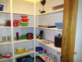 variety of kitchen wares