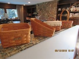 longaberger basket signed 
