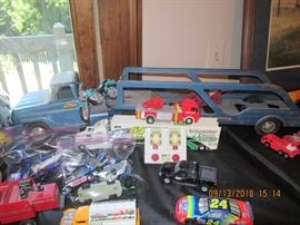 vintage toys, trucks for big boys and girls, great nostalgia