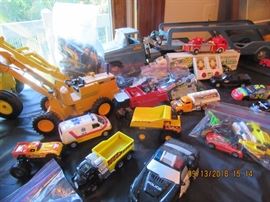 vintage toys, trucks for big boys and girls, great nostalgia