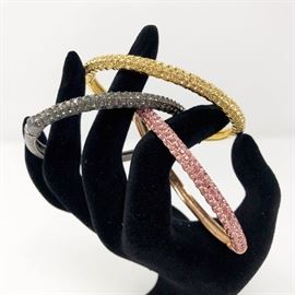 Nolan Miller Crystal Bracelets (3) https://ctbids.com/#!/description/share/46010