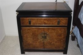 One of two matching nightstands made by Century.