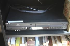 Sony DVD/VHS combo.