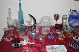 Lalique, Daum, Waterford, Orrefors, Limoges, Bavaria, Mother of pearl,  Murano, Rosenthal.