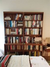 Tons of great books and  great bookshelves