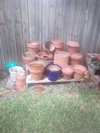 more pots.....if you buy you must be ready to carry out...
