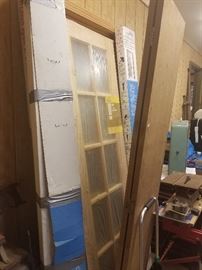 24" French doors - unused

Pocket door frame 2-3' wide

Prehung interior door 80" x 36" right hand