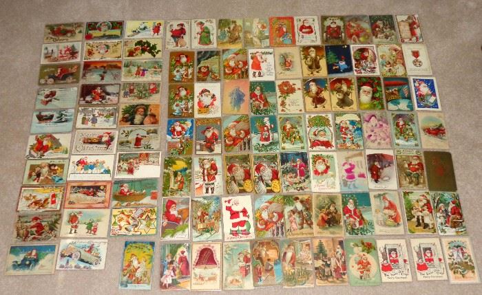 EARLY 1900'S SANTA CLAUS POSTCARDS