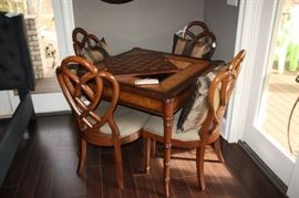Ethan Allen game table w/ 4 chairs