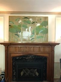 Stunning 3 Piece Oil on Canvas. 