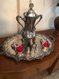 Simply gorgeous footed server. 