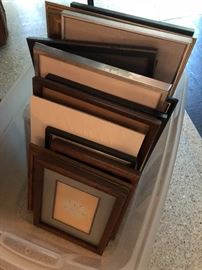 Frames...incase you wanted to get us an award for Best Estate sale company.....