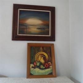 Still Life & Sunset on Water http://www.ctonlineauctions.com/detail.asp?id=758237